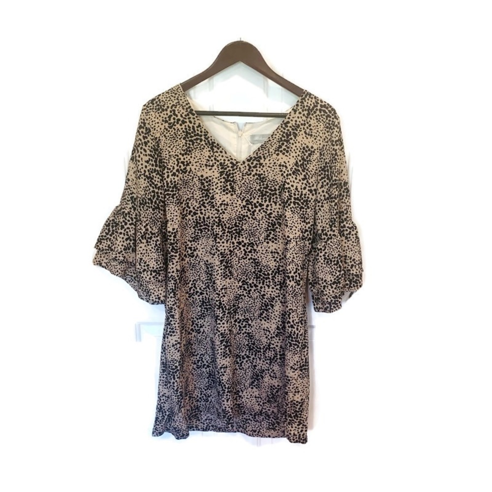 Belongsci leopard print dress Medium NWT